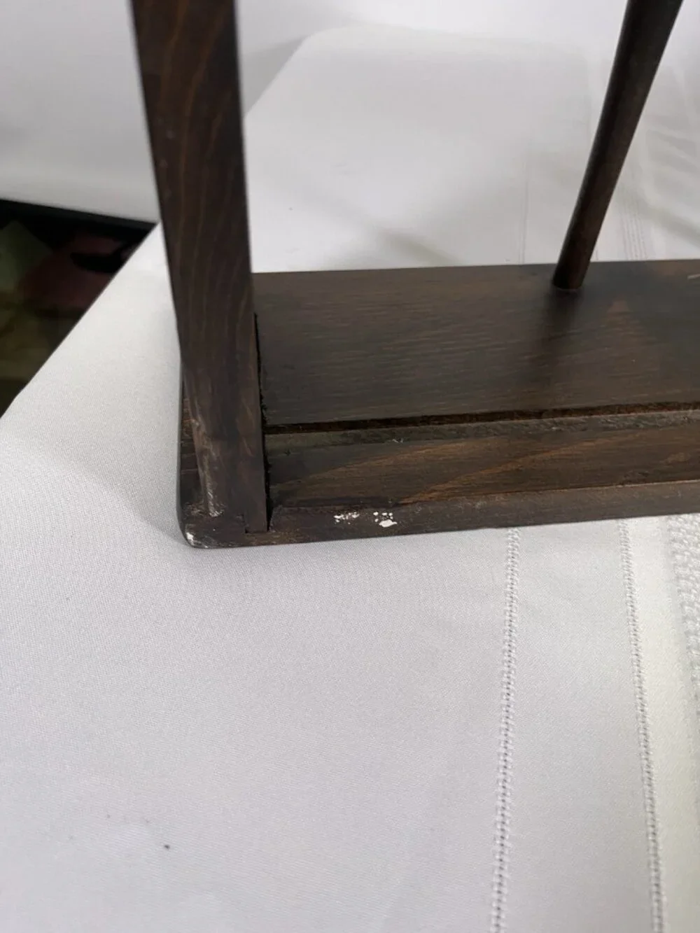 Vintage Colonial Revival Wooden Wall Shelf Spindle Knick Knack Rack Cottagecore